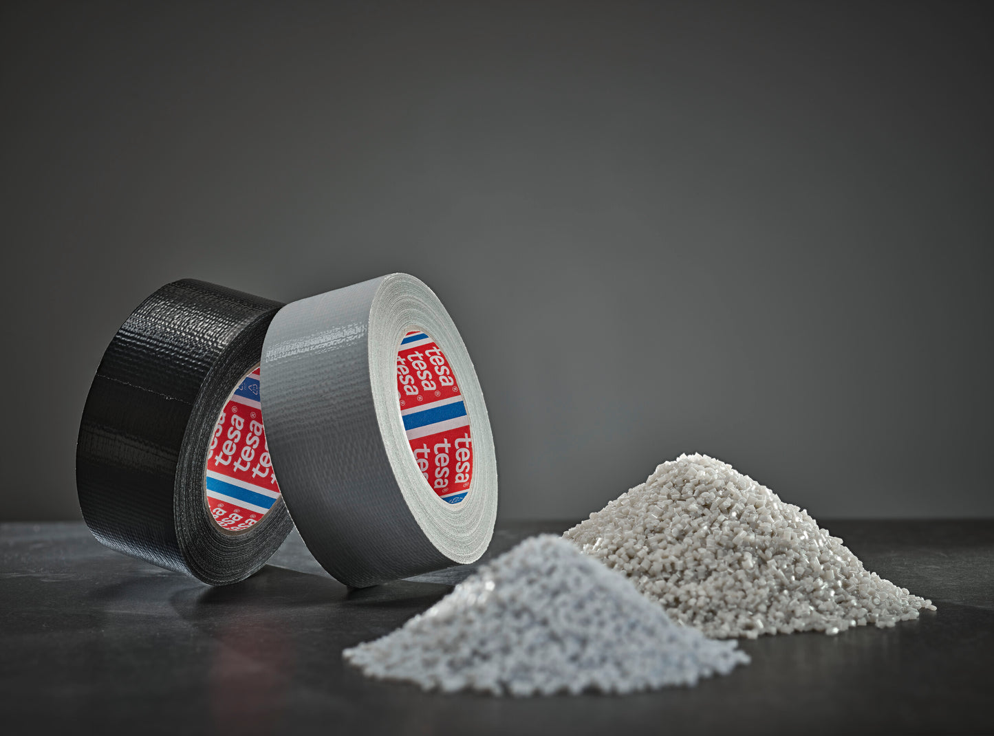 tesa® 4615RC 175µm utility grade duct tape with recycled share - 4615-duct-group-granulate-mood-01.jpg