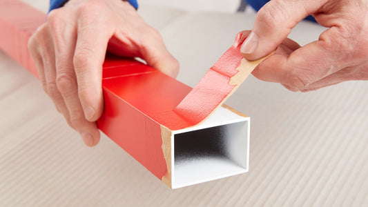 tesa® 4309 Temperature resistant masking tape for spray painting with subsequent oven-drying up to 120 °C - tesa-4309-masking-tape-for-paint-spraying-step4of7-ap.jpg