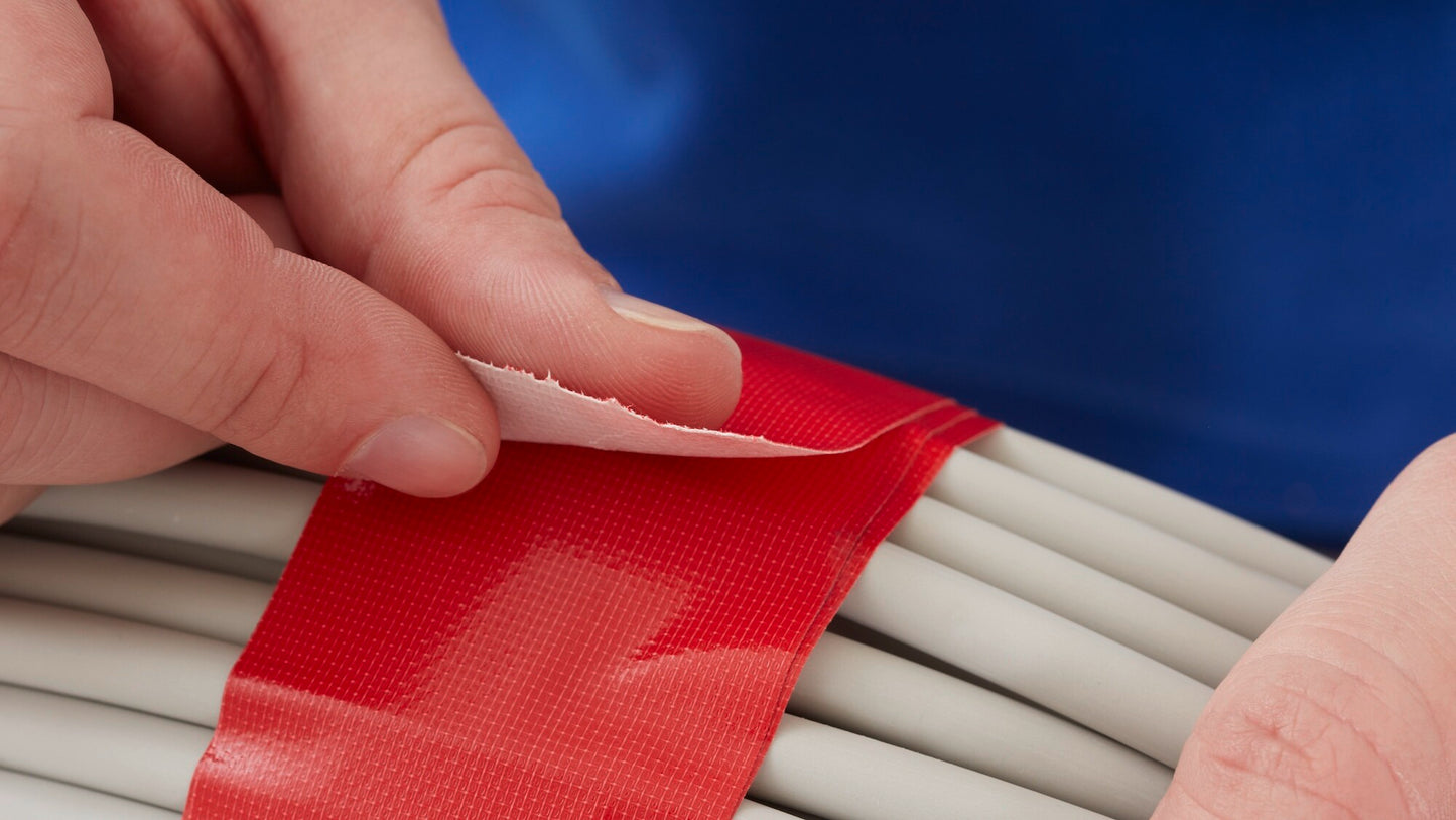 tesa® 4688 Standard polyethylene coated cloth tape - tesa-4688-standard-polyethylene-coated-cloth-tape-red-step5of5-ap.jpg